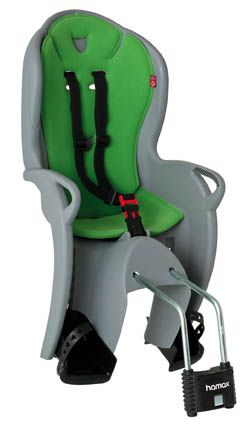 Hamax Kindersitz Kiss grau/grün inkl. Adapter
 nicht sperrbar.