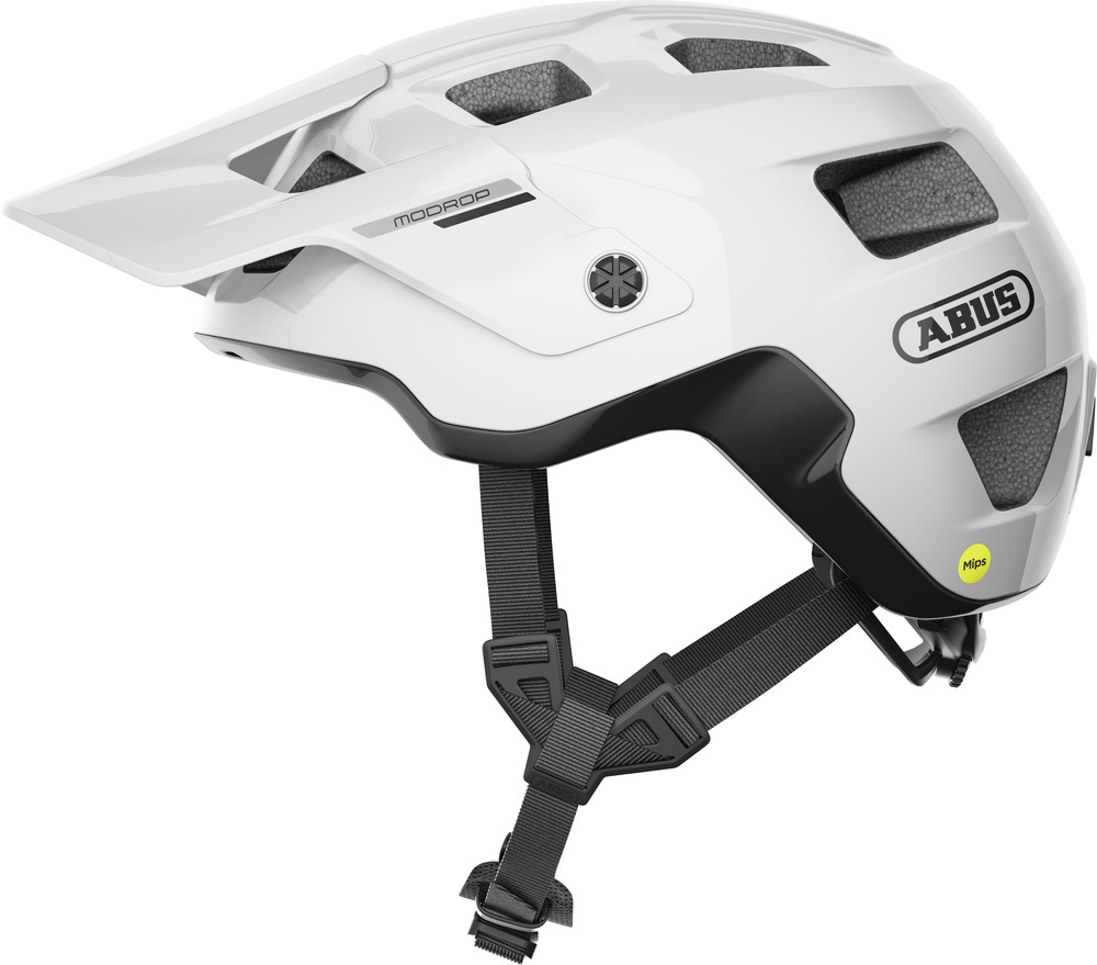 Abus Helm Modrop Mips shiny white Gr. M 54-58