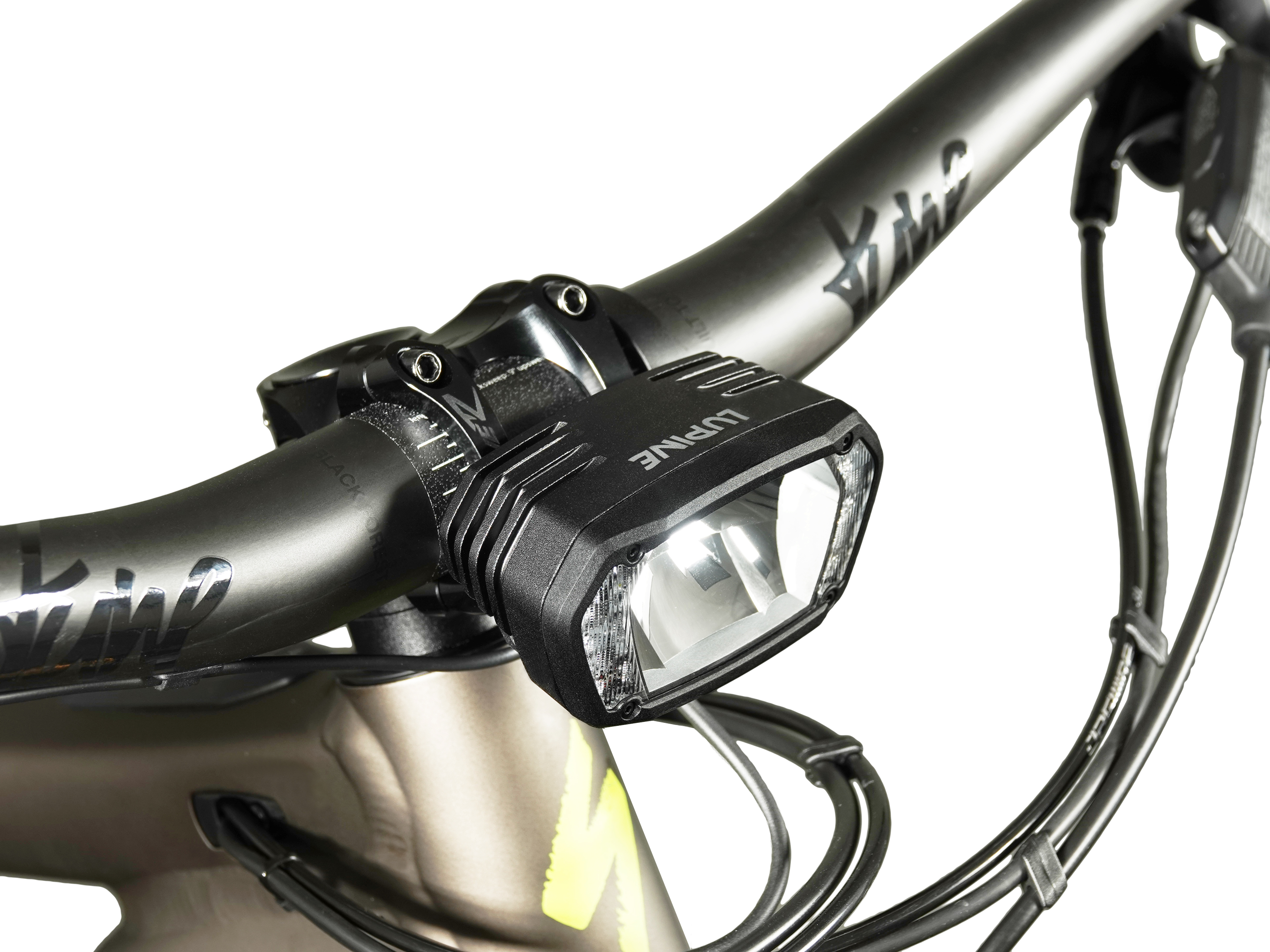 Lupine E-Bike Scheinwerfer SL X Shimano mit Halter für Lenker 35mm