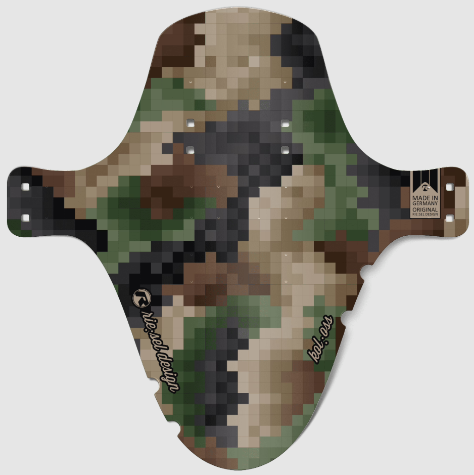 Riesel Design Mudguard Pixel Camo Schutzblech