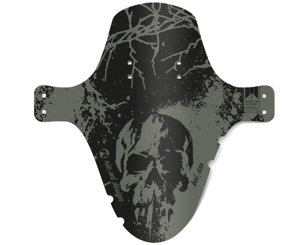 Riesel Design Mudguard skull Schutzblech