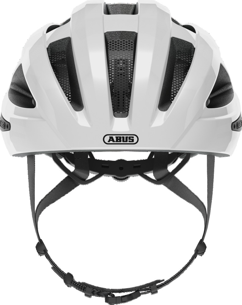 Abus Helm Macator white silver Gr. M 52-58cm mit Sonnenschild!